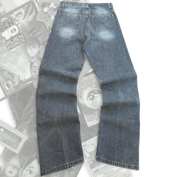 Gray y2k Baggy DKNY Denim Jeans - Picture 1 of 7